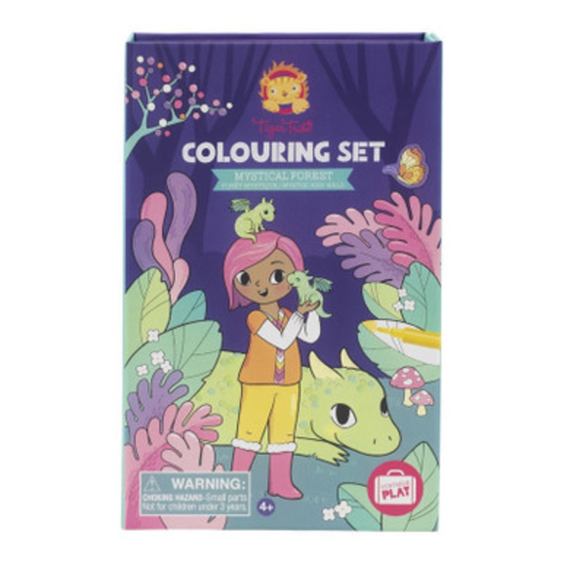 Tiger Tribe Colouring Set – Mystical Forest
