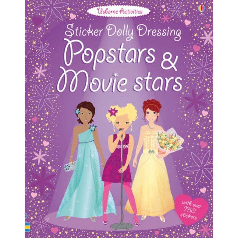 Usborne – Sticker Dolly Dressing – Popstars & Movie Stars (Purple)