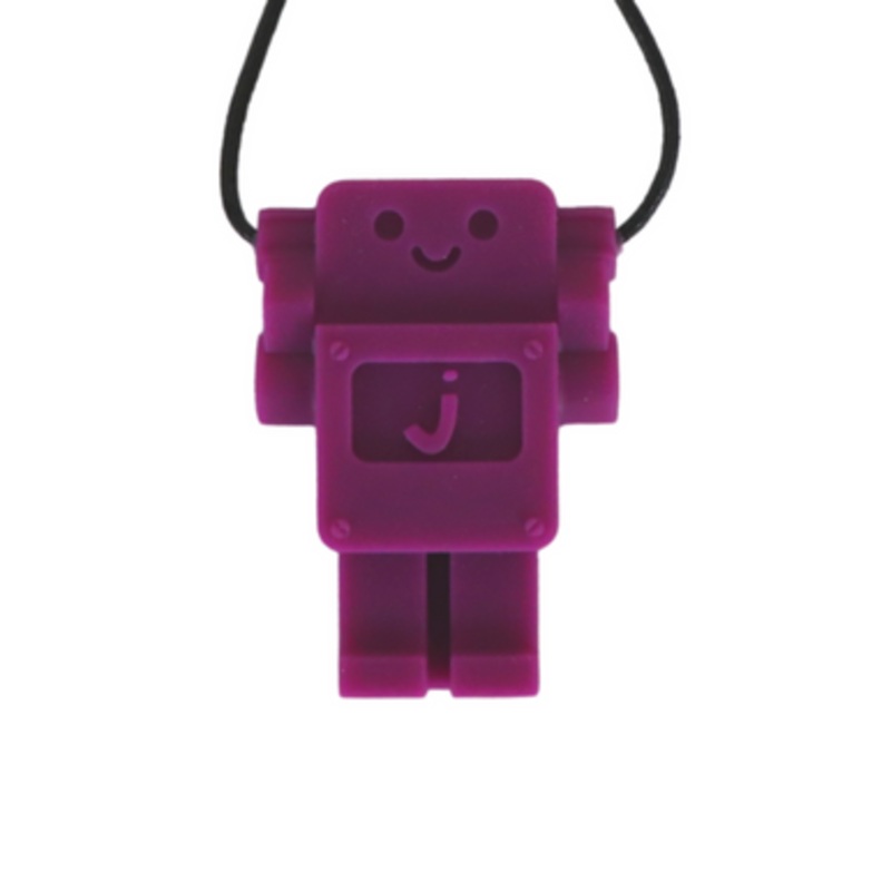 Jellystone Chewelry – Robot Pendant – Purple Grape