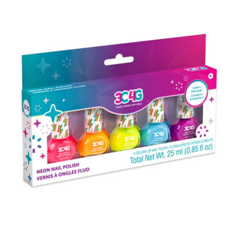 Make it Real – 3C4G – Neon Nail Polish – 5pk
