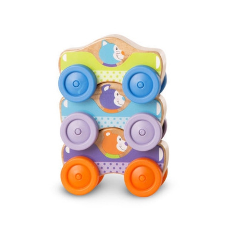Melissa & Doug- First Play – Animal Stacking Cars
