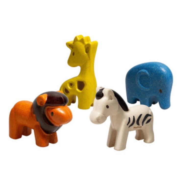 PlanToys – Wild Animals Set 6128