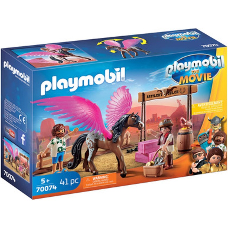 PLAYMOBIL: THE MOVIE Marla & Del with Pegasus 70074