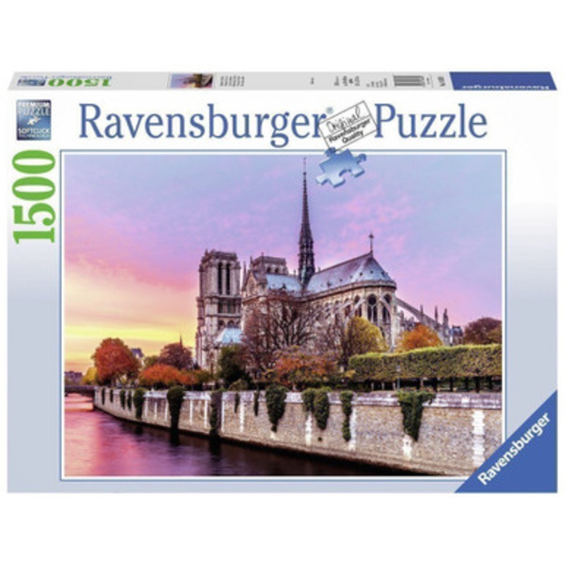 Ravensburger 1500pc – Picturesque Notre Dame Puzzle