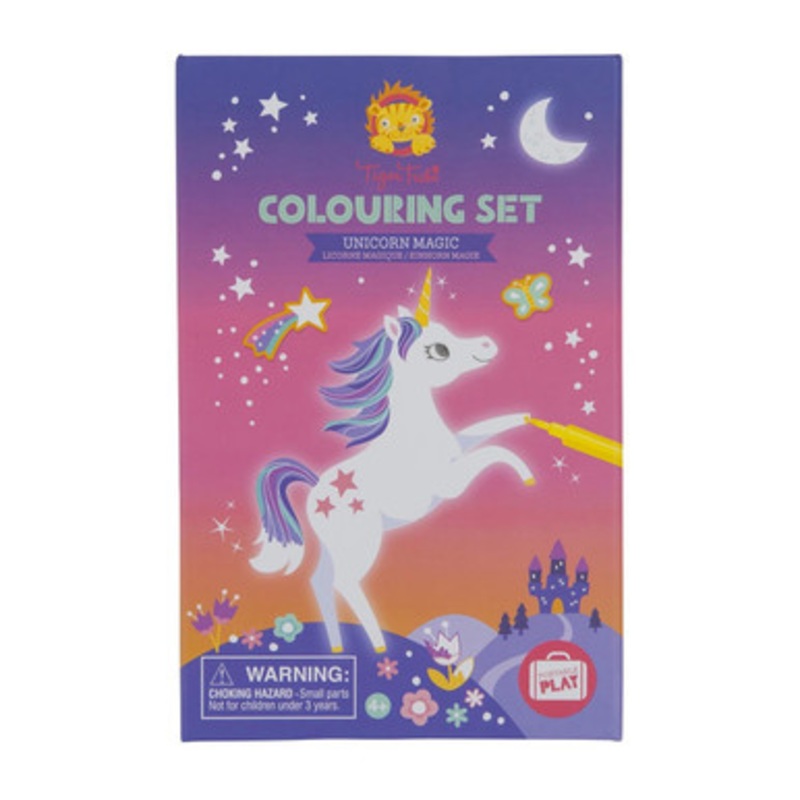 Tiger Tribe Colouring Set – Unicorn Magic