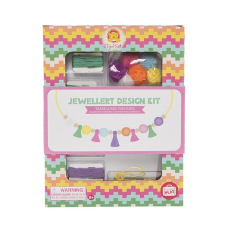 Tiger Tribe Jewellery Design Kit – Tassels and Pom Poms