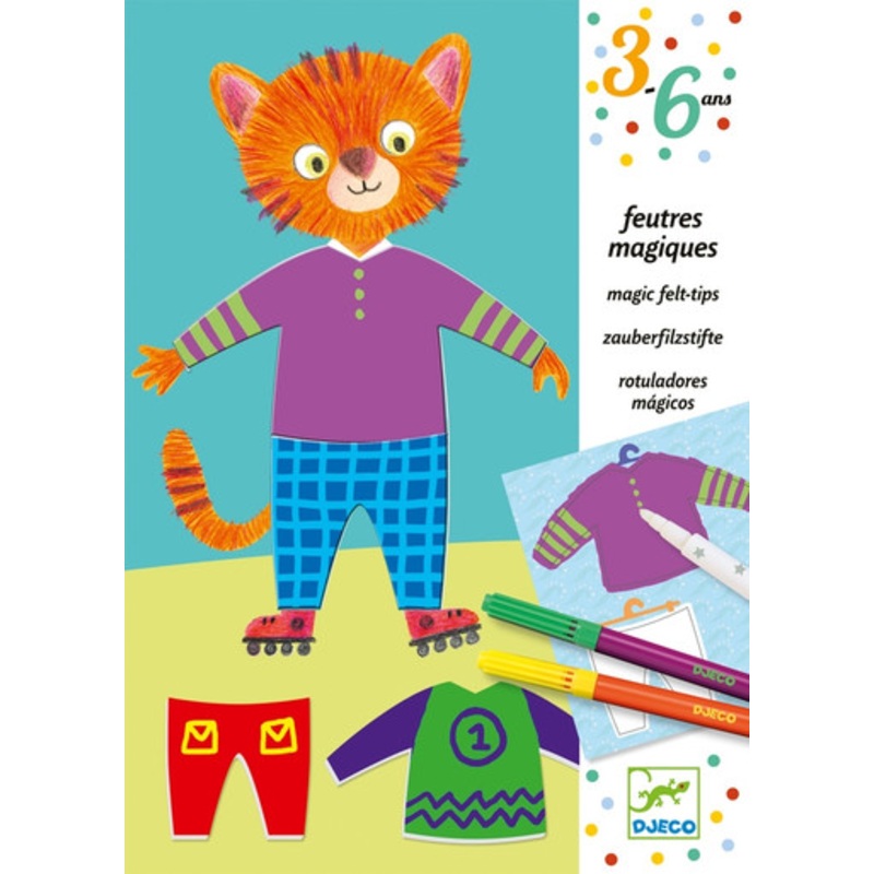 Djeco – Elliot N Zoe Magic Felt Tips