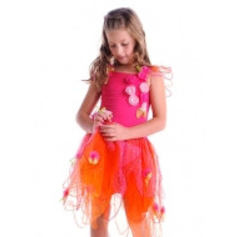 Fairy Girls – Crystal Fairy Dress Hot Pink