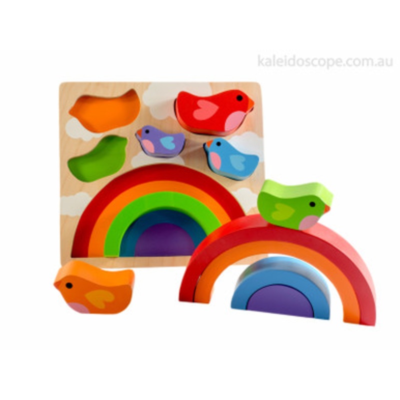 Kiddie Connect – Bird And Rainbow Puzzle