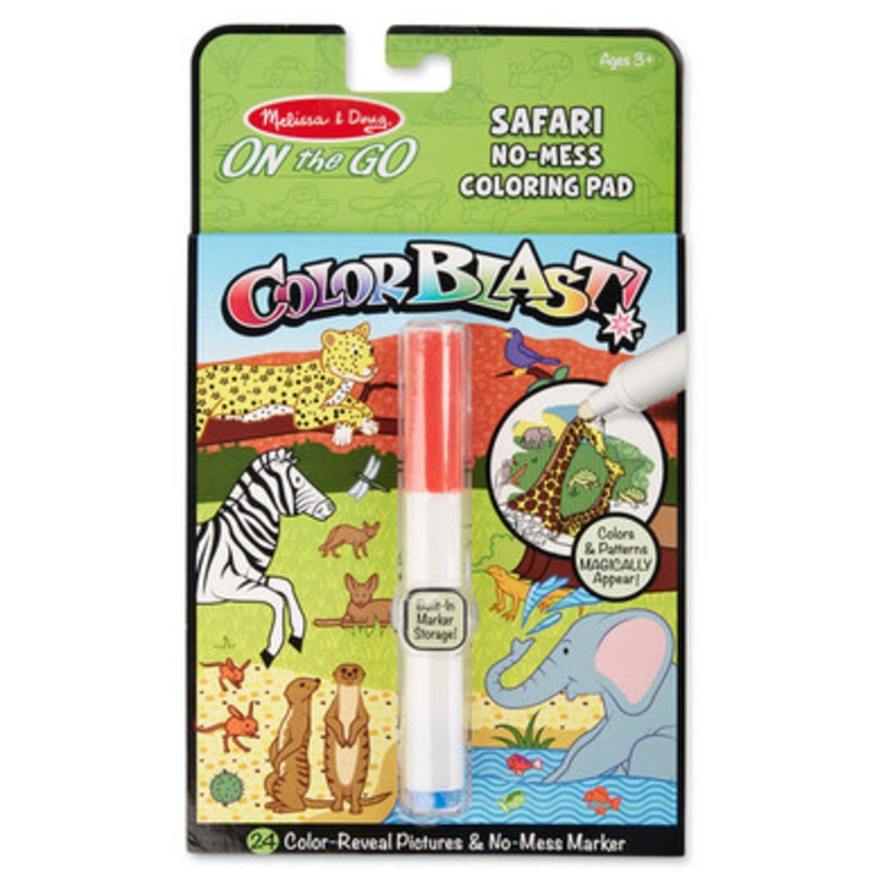 Melissa & Doug – On the Go ColorBlast! No-Mess Coloring Pad – Safari