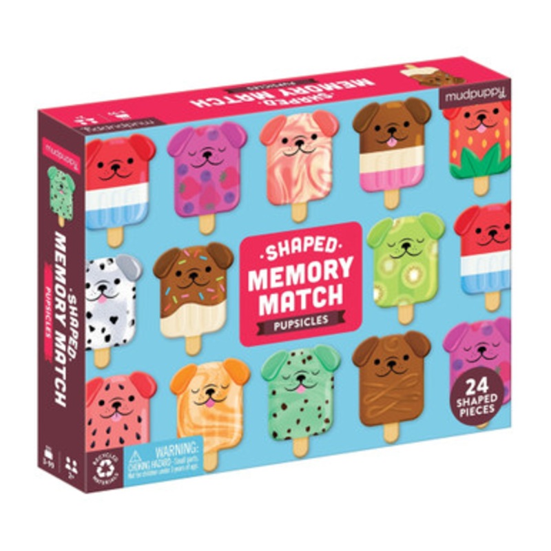 Mudpuppy – Shaped Memory Match – Pupsicles
