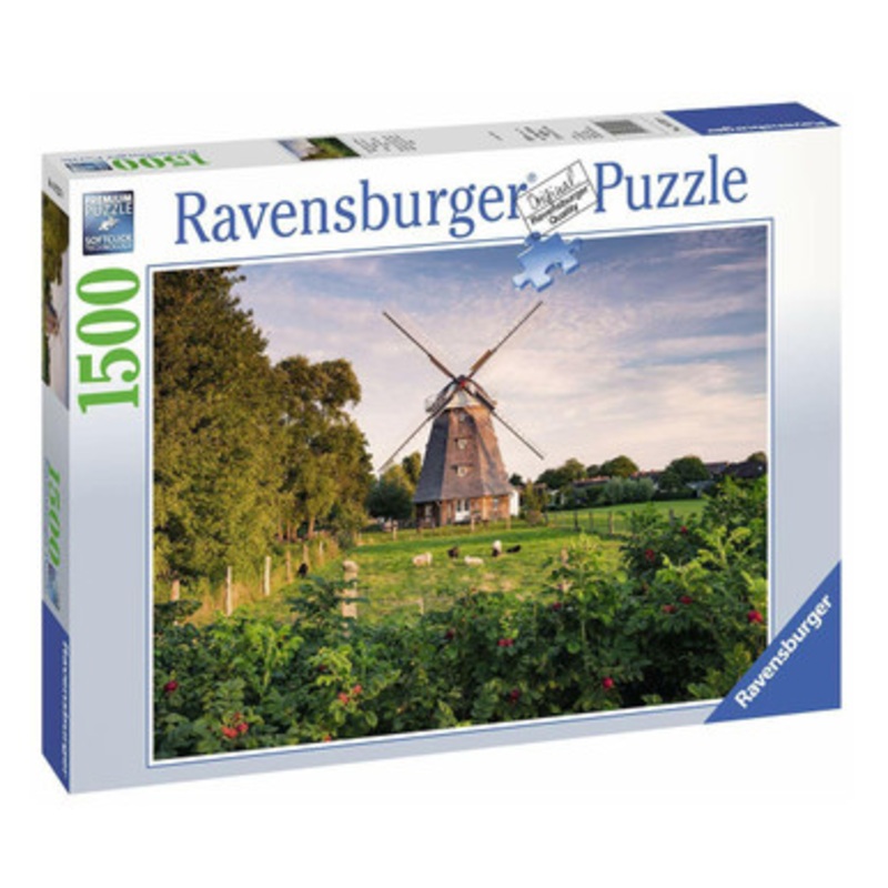 Ravensburger 1500pc – Windmill on the Baltic Sea Puzzle
