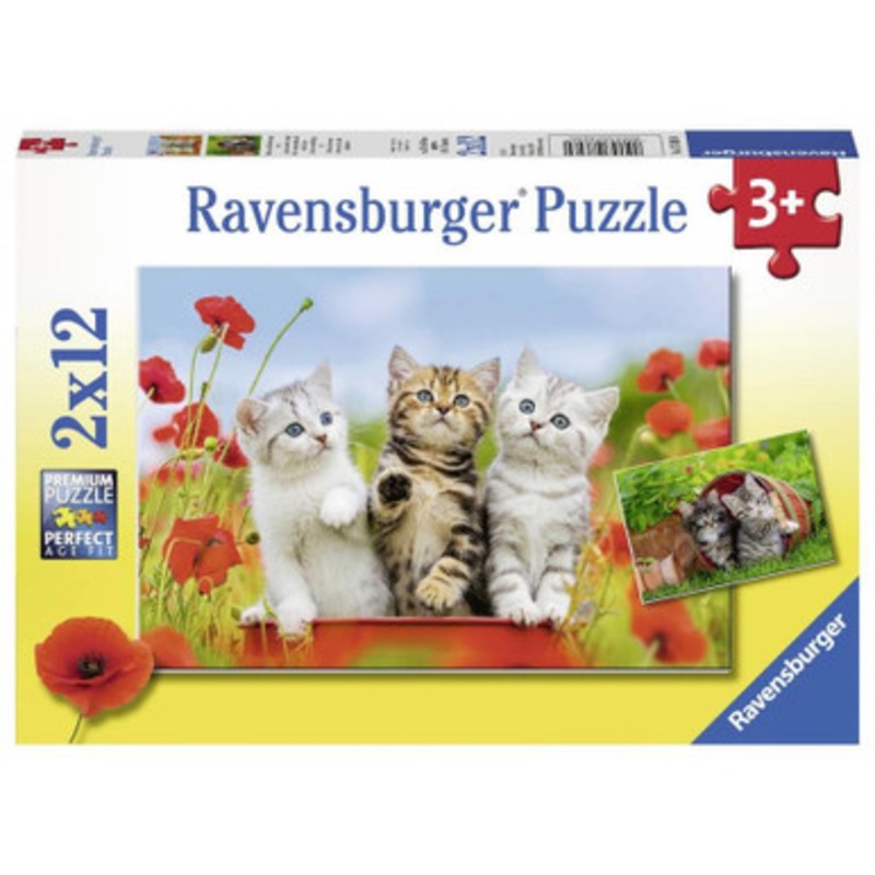 Ravensburger 2x12pc – Kitten Adventures Puzzle