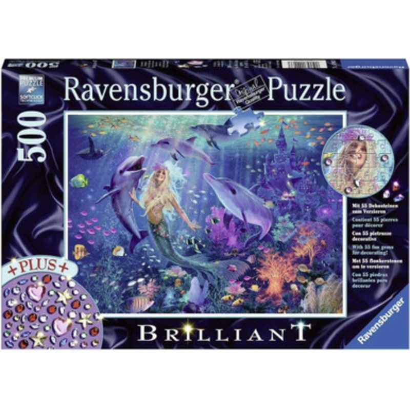 Ravensburger 500pc – Mermaid Brilliant Puzzle