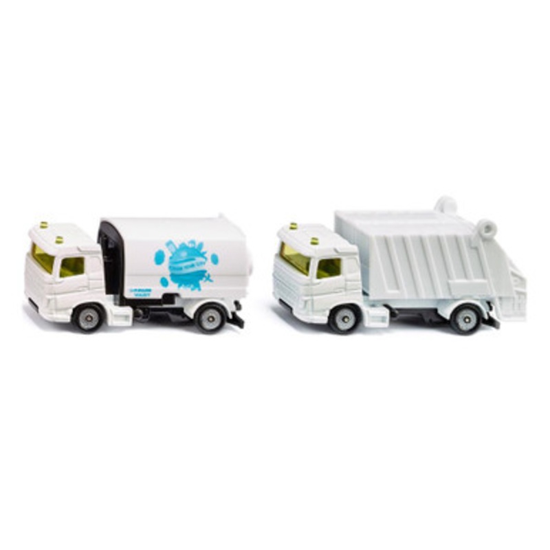 Siku – 1687 – Municipal Vehicle Set  Street Sweeper and Refuse Truck