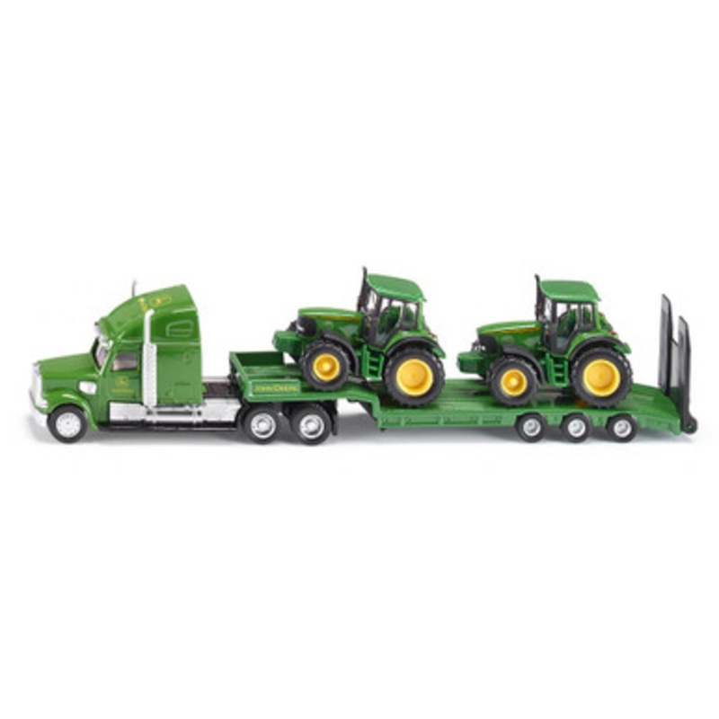 Siku – 1837 – Low Loader with John Deere Tractors – 1:87 Scale