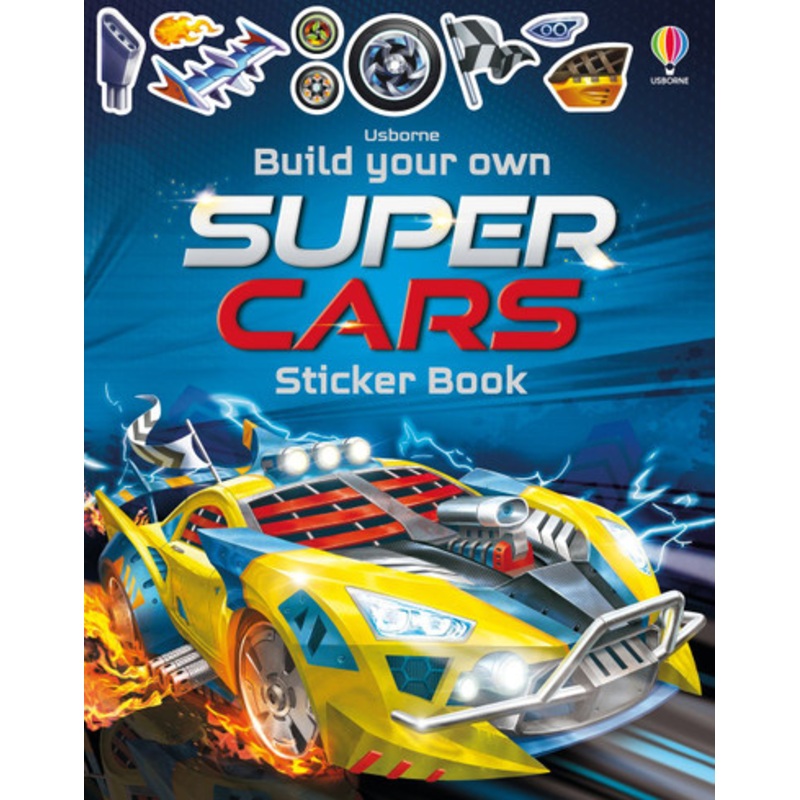 Usborne – Build Your Own Supercars Sticker Book