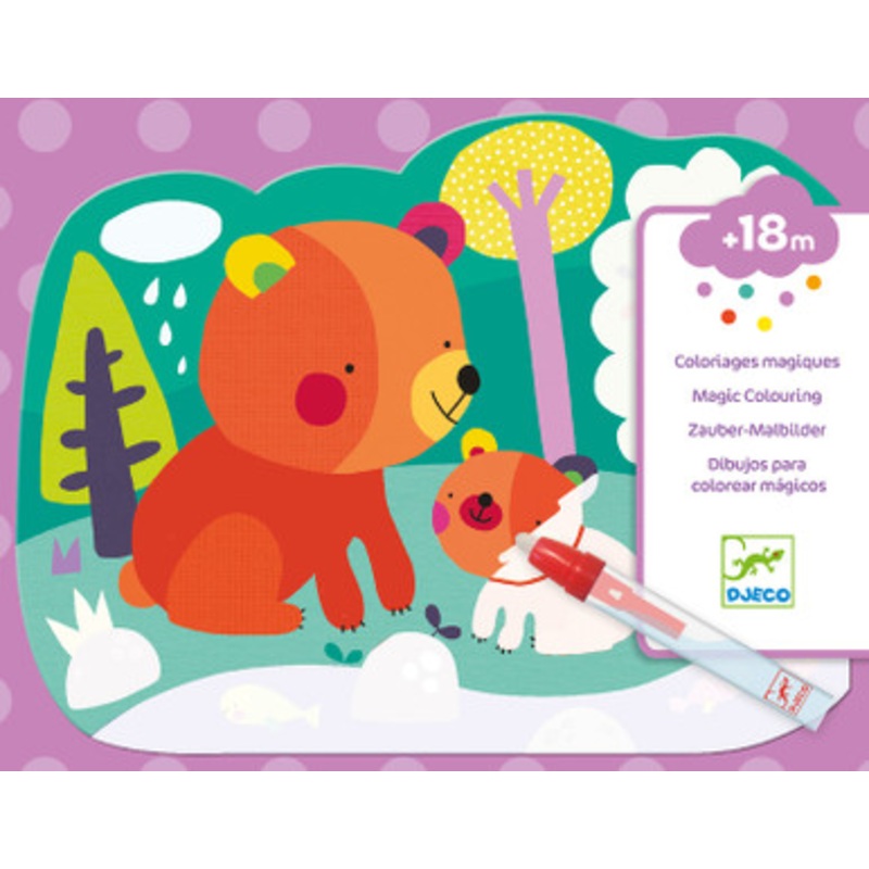 Djeco – Hidden in the Woods Water Magic Colouring
