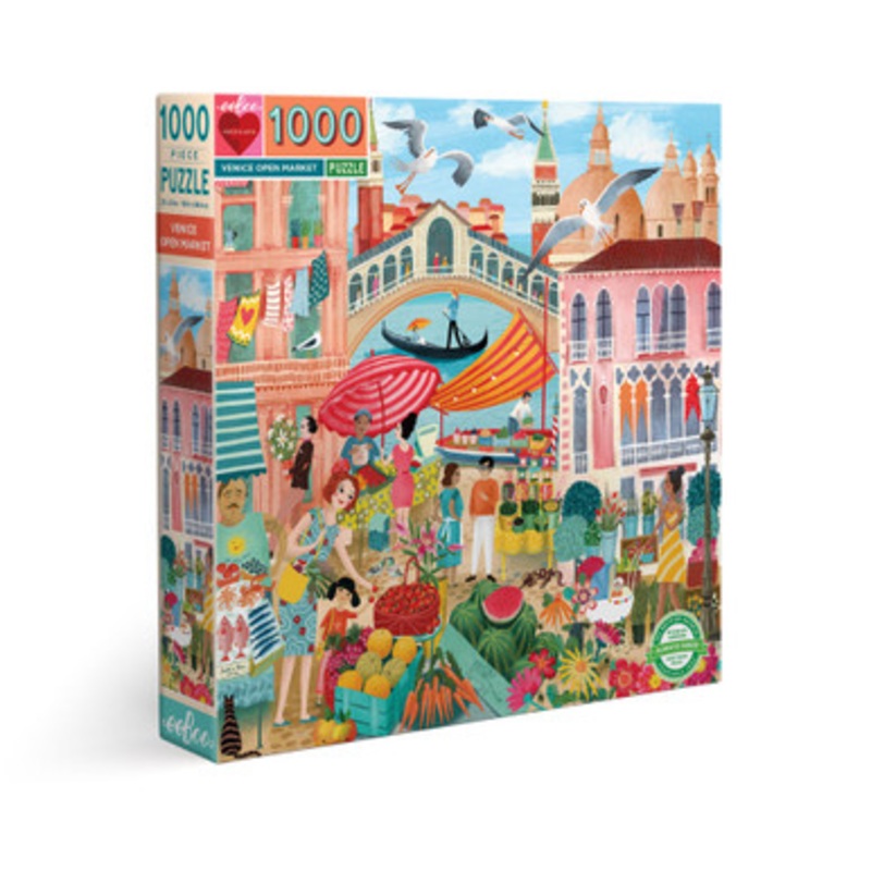 eeBoo 1000pc – Venice Open Market