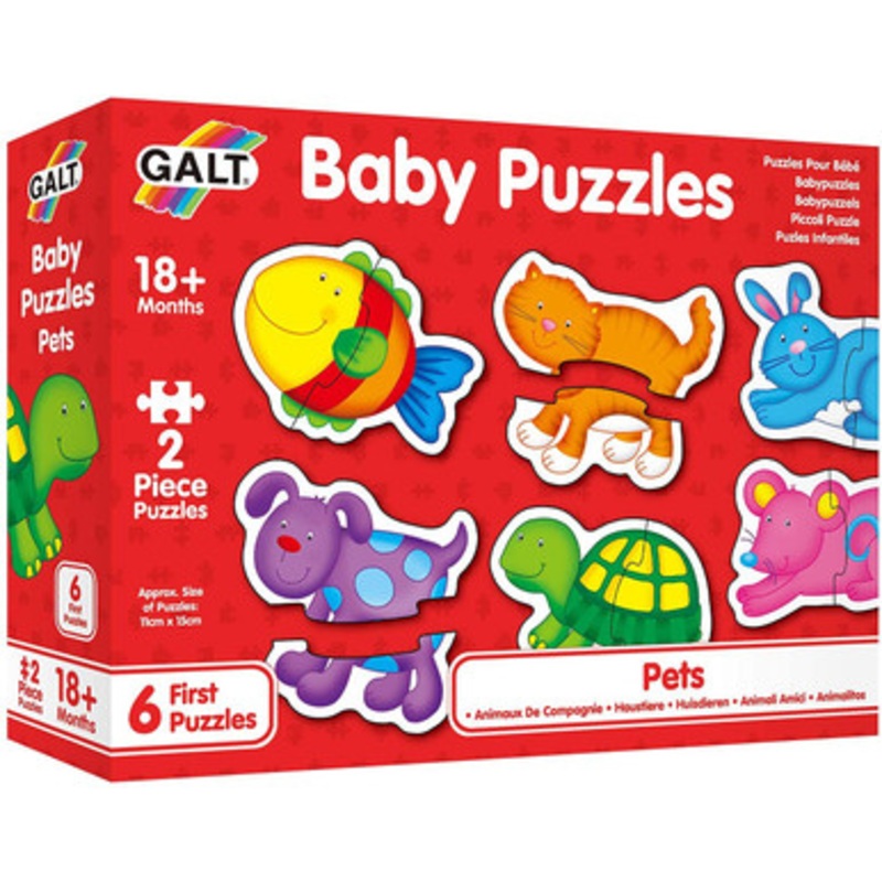 Galt  Baby Puzzles – Pets 2pcs