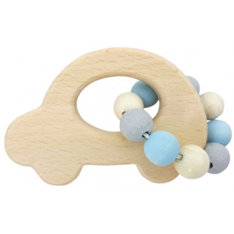 Hess-Spielzeug – Rattle Car Natural Blue
