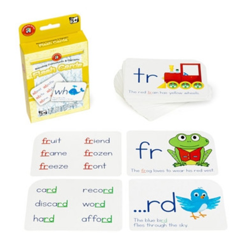 Learning Can Be Fun – Flash Cards – Blending Consonants & Digraphs