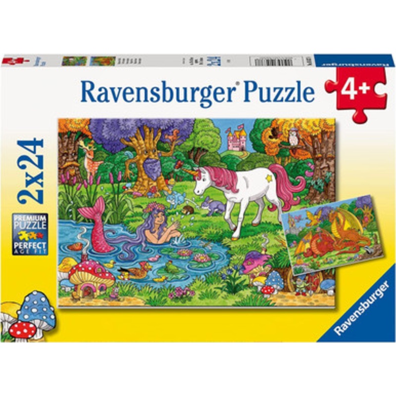 Ravensburger 2x24pc – Magical Forest Puzzle