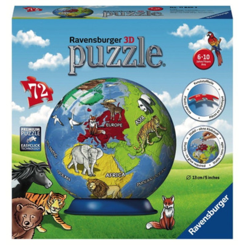 Ravensburger- Children’s Globe Puzzleball 72pc