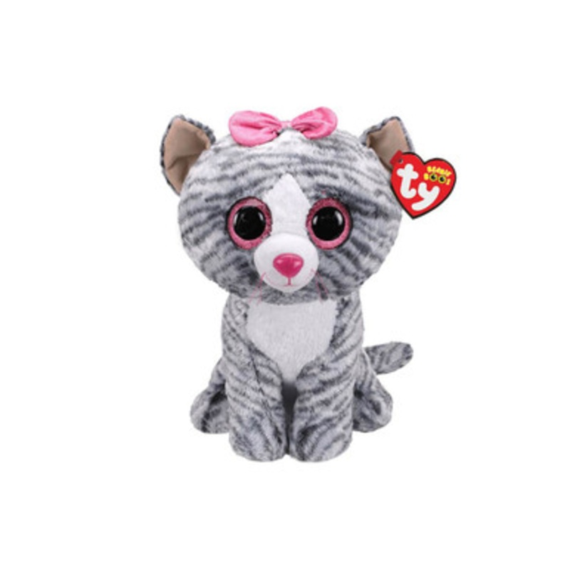 TY Beanie Boos Large – Kiki Grey Cat