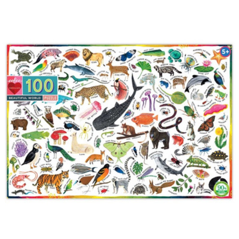EeBoo 100pc Puzzle – Beautiful World