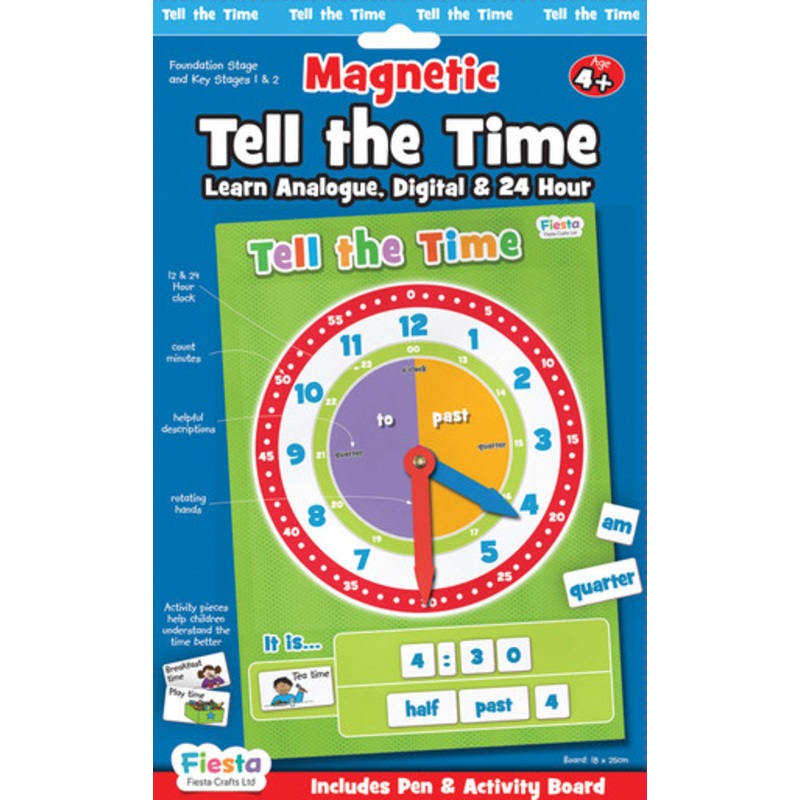 Fiesta Crafts – Magnetic Tell The Time