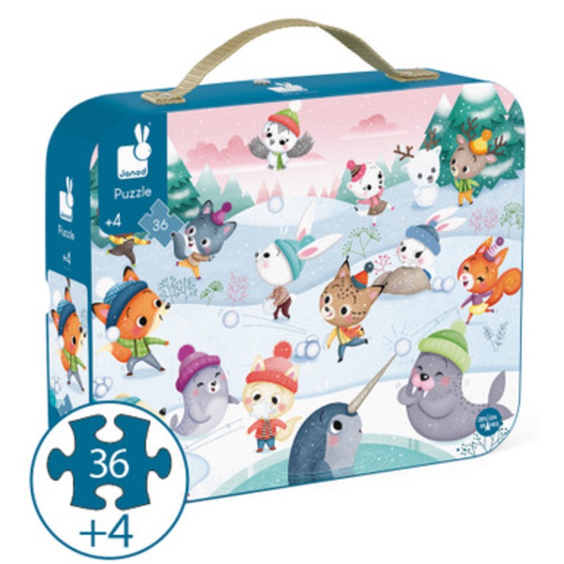 Janod – Snow Party Puzzle 36pc
