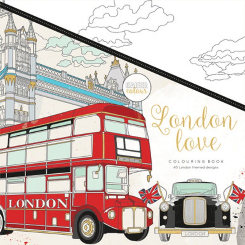 Kaisercolour – Colouring Book – London Love