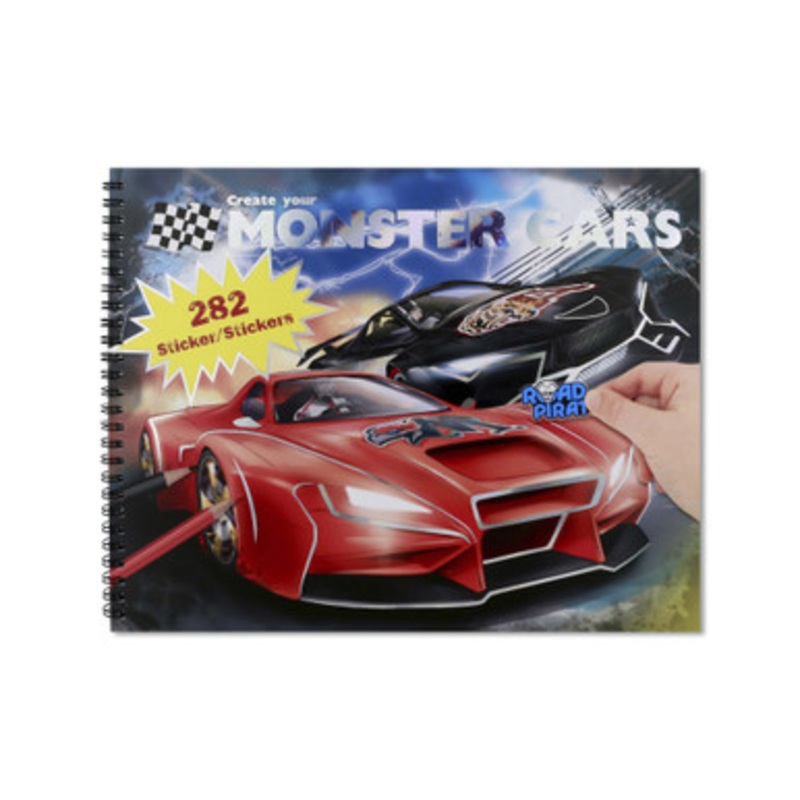 Monster Cars – Colouring Book