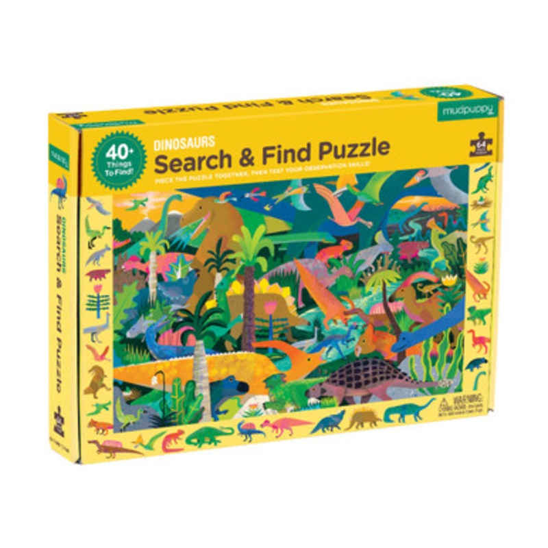 Mudpuppy Search & Find Observation Puzzle – Dinosaurs 64pc
