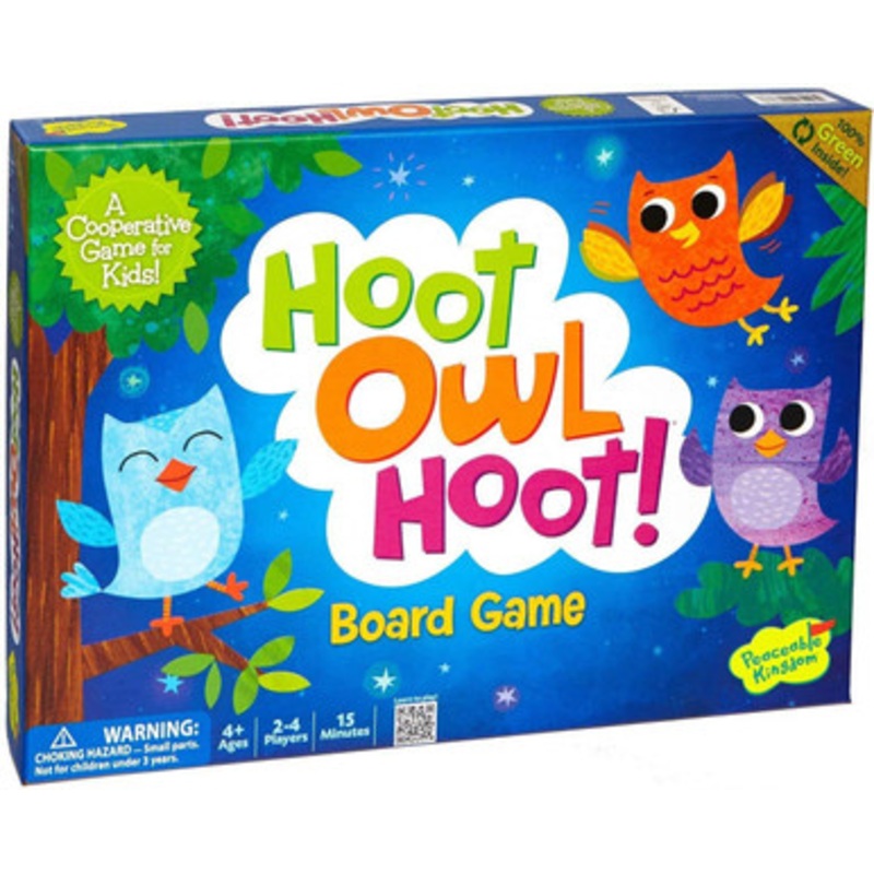 Peaceable Kingdom- Hoot Owl Hoot! Cooperative Board Game