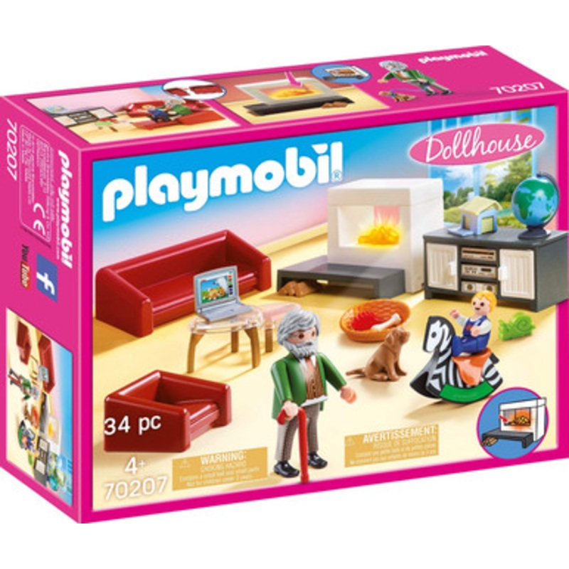 Playmobil Dollhouse – Comfortable Living Room 70207