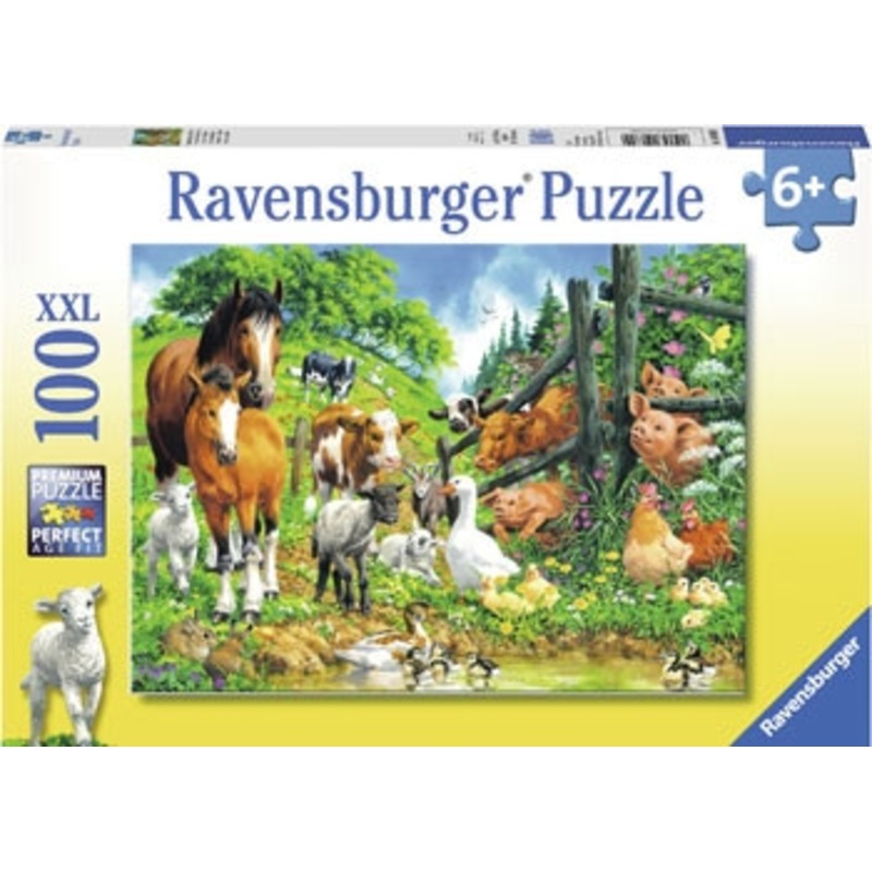 Ravensburger 100pc – Animal Get Together Puzzle
