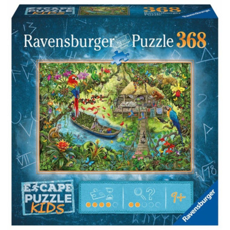 Ravensburger ESCAPE Puzzle Kids 368pc- Jungle Journey Puzzle