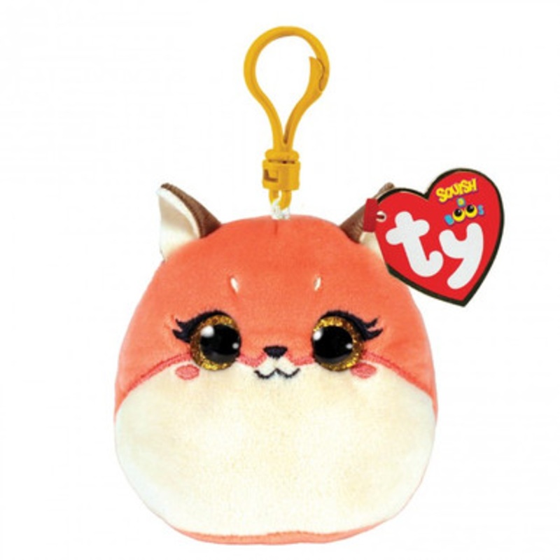 TY Squishy Beanies Clip – Roxie the Fox