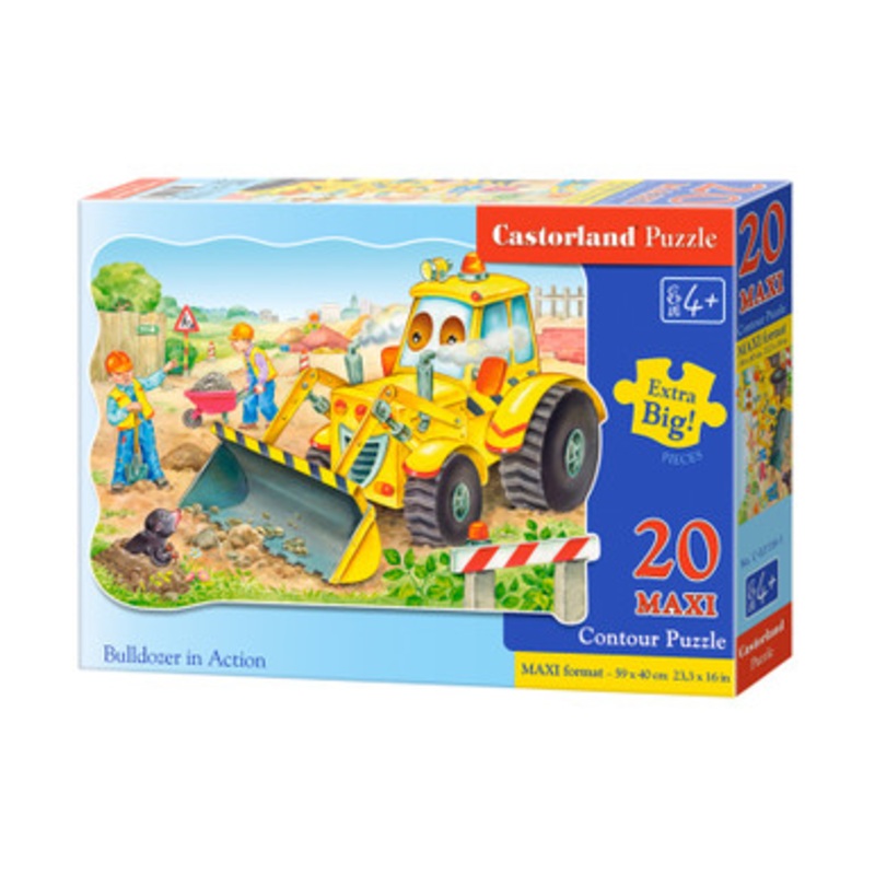 Castorland – 20pc Maxi Puzzle – Bulldozer in Action