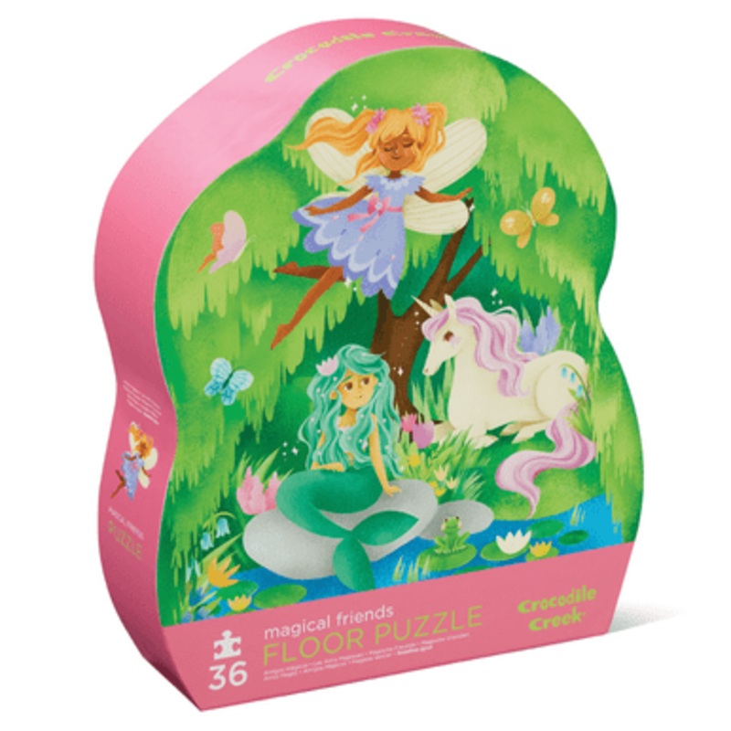 Crocodile Creek – Classic Floor Puzzle 36 pc – Magical Friends
