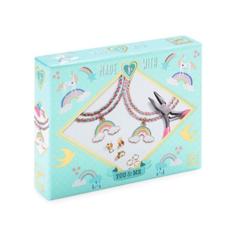 Djeco – You & Me – Rainbow Kumihimo Beads Set
