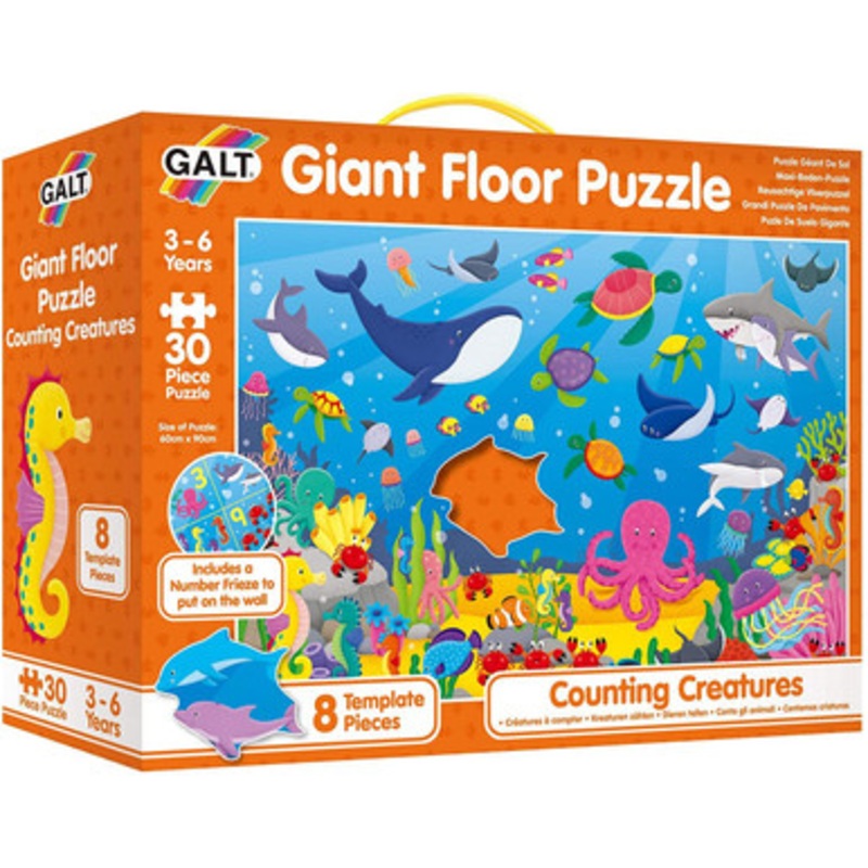 Galt – Counting Creatures Giant Floor Puzzle – 30pcs