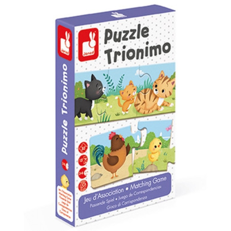 Janod – Trionimo Puzzle 30pc
