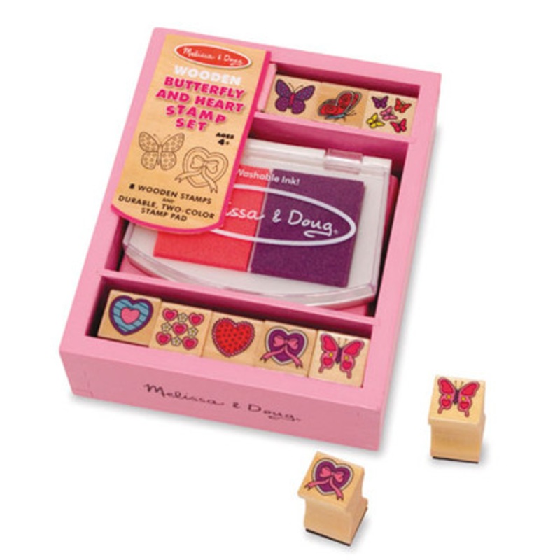 Melissa & Doug – Butterfly and Hearts Stamp Set