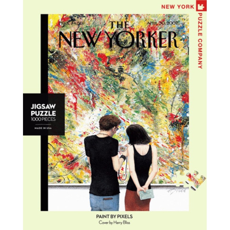 New York Puzzle Company 1000pc – Paint By Pixels Puzzle