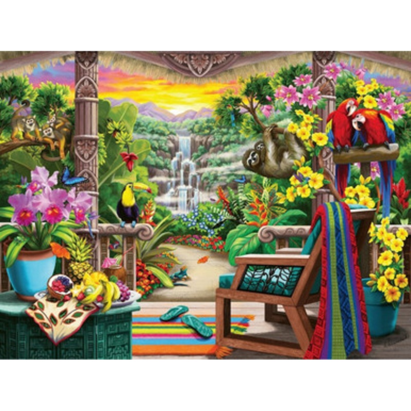 Ravensburger 750pc – Tropical Retreat Large Format Puzzle