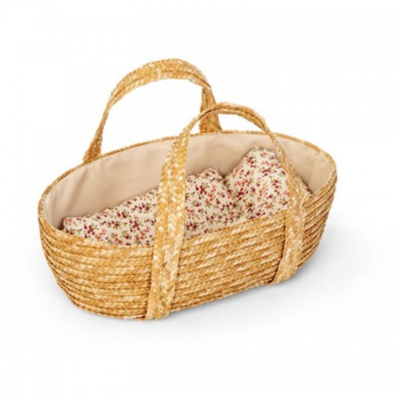 Astrup Doll Weaved Moses Basket, 35 cm