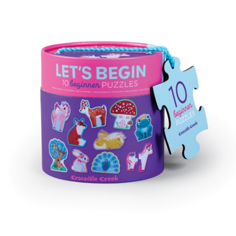 Crocodile Creek Let’s Begin 2pc Puzzles – Unicorn
